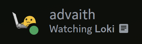 advaith in the member list Watching Loki